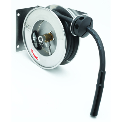T&S Brass B-7102 Hose Reel System Open