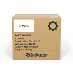 IPC Eagle - 1233556 - Brush, Med, Blu, 9.0 [Xl W/Grn Lock Qty 2] (Option-Medium Duty Daily Scrubbing)
