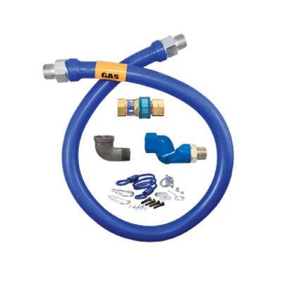 Dormont Manufacturing 16125BPQSR36 Dormont Blue Hose Gas Connector Hose Assembly 1-1/4" Dia.