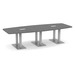 PALBS4237N - 10 ft. Classic Boat Shape Conference Table with Palmer Base