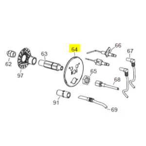 Veloci Heater Replacement Burner Support Disc