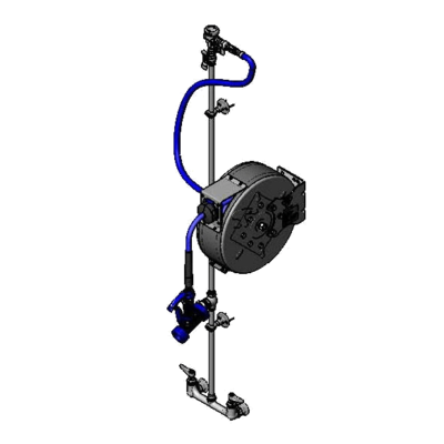 T&S Brass B-1433-04 Hose Reel System Enclosed