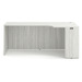 PL182R 71" PORKCHOP CREDENZA-RIGHT- SILVER BIRCH
