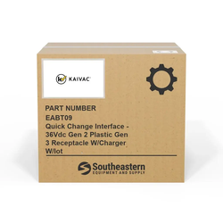 Kaivac - EABT09 - Quick Change Interface - 36Vdc Gen 2 Plastic Gen 3 Receptacle W/Charger W/Iot