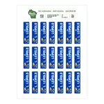 Towel ID Heat Press Label Sheets
