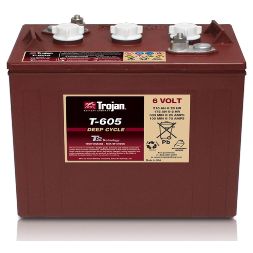 Tennant/Nobles - 4034931 - Battery, Wet, 6Vdc, 210Ah, C/20, W/Ca (Replaces Tennant 1227180)
