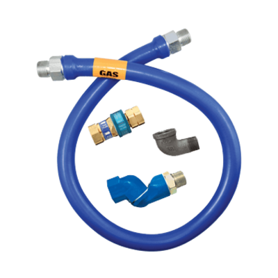 Dormont Manufacturing 1650BPQS36BX Dormont Blue Hose Moveable Gas Connector Hose Assembly 1/2" Dia.