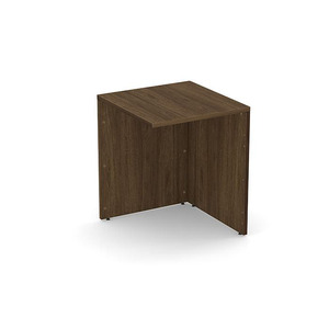 PL194 23x23 FLUSH RETURN- MODERN WALNUT