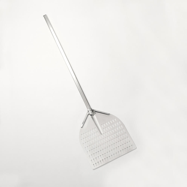 Deluxe All-Aluminum Pizza Peels - Linear Perforated Blade