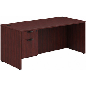 CLASD1021- Classic Desk 71" X 30" with Box/File Pedestal- Mahogany