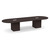 12' Classic Racetrack Conference Table with Cube Base - Espresso