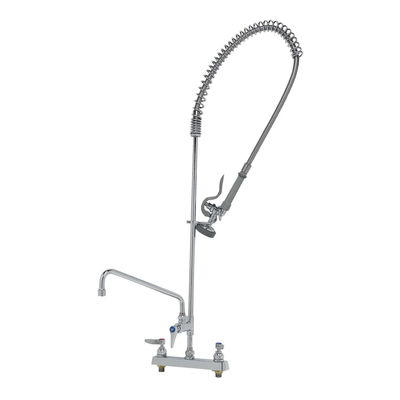T&S Brass B-5120-12-B EasyInstall Workboard Pre-Rinse Unit Deck Mount Mixing Faucet