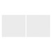  PL44LD - PAIR LAMINATE HUTCH DOORS - White