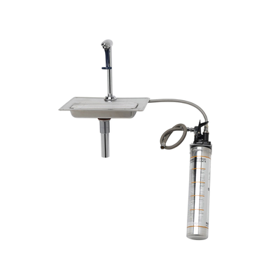 T&S Brass B-1230-WFK Water Station with 8" Pedestal Glass Filler