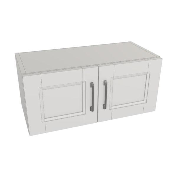 Vail Pure White Box Wall Kit - 27” X 12” X 13”