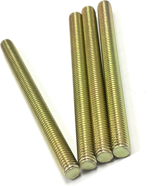 5/16" - 24 X 24" FULLY THREADED STRAIGHT ROD SAE J429 GR 8 ZINC TRIVALENT YELLOW