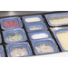 Araven 74011 GN 1/9 h.100mm / 4" Blue Gastronorm Food Pan, 0.9 L