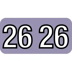 Barkley Compatible Yearcode 90600 Label Rolls