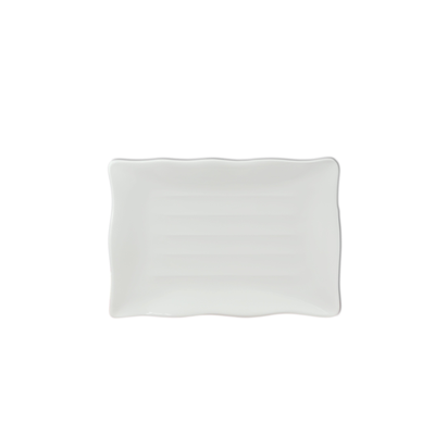 Thunder Group 24140WT 131/2" x 91/8" x 13/8" Wavy Plate