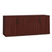PL113 35"W DOUBLE DOOR CABINET- Mahogany