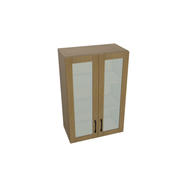 Artesia Glass Door Wall Cabinet Kit - 24”x 36” X 13”