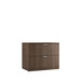PL112 35"w 2 DRAWER LATERAL FILE- MODERN WALNUT