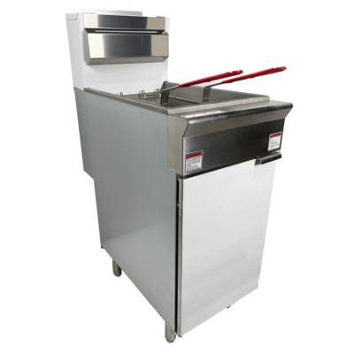 FSE 15.5 In. Floor Model Gas Fryer 40 Lbs.