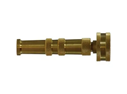 Crossed Pattern Nozzle, 3/4-in Female Garden Hose Threaded, Brass