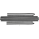 Window Felt Beltline Weatherstrips
