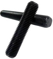 NO. 8" - 32 X 1" FULLY THREADED STRAIGHT ROD ALLOY STEEL 33-39 HRC PLAIN