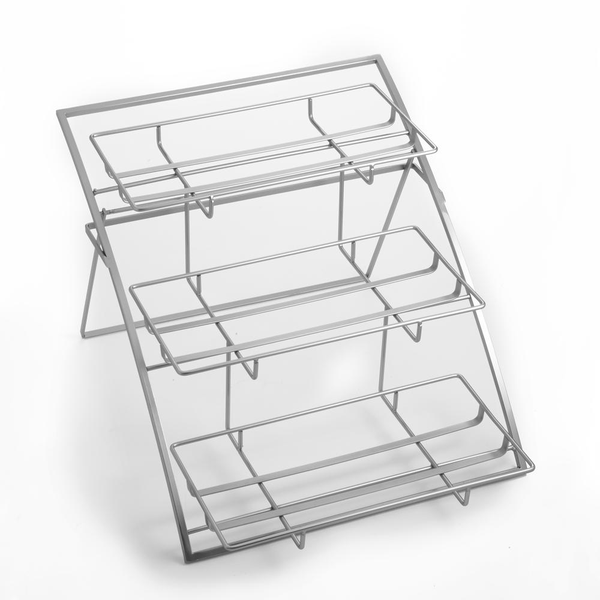Three-Tier Chrome Arch Stands