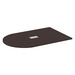 PL138T HALF RACE TRACK SHAPE 72x47 TOP- ESPRESSO