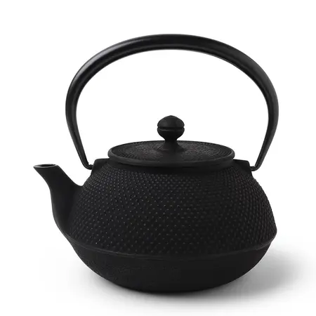 Cast Iron Teapot Black Hobnail 1.3L