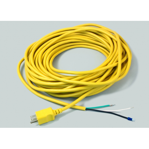 Power Cord, 14/3 Yellow 75'