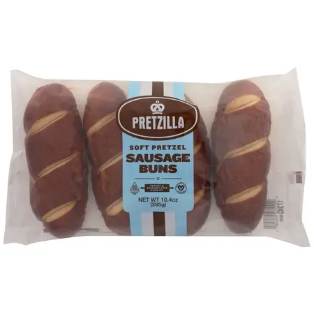 BUNS SAUSAGE PRETZEL SLICED | 12/6 BUNS