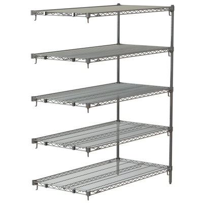 Metro 5AA557C Super Adjustable Super Erecta Add-On Shelving Unit 48"W X 24"D X 74"H