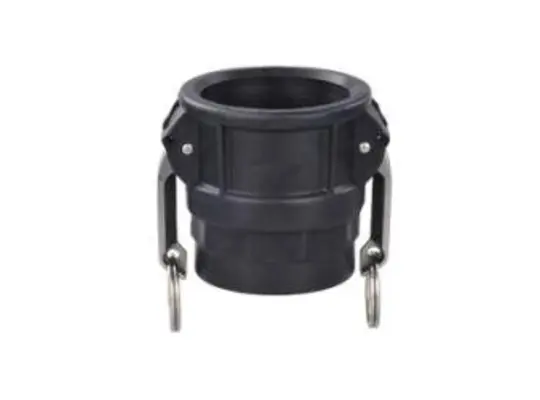 Cam and Groove Coupler, 1-1/2 in Type D x 1-1/2 in FPT, Polypropylene