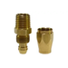 Reusable Hose End 1/4" ID X 1/4" Rigid MPT