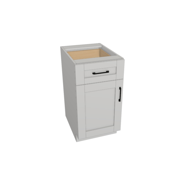 Hampton Pure White Box  Vanity Base Kit - 18"X 34 1/2”H X 21”D