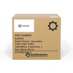 Kaivac - EASP02 - Switch Panel - Assembly - 1700 17001 27001 120/240Vac 2 Switches, 1 Hour Meter Etl Iot Cconfiguration