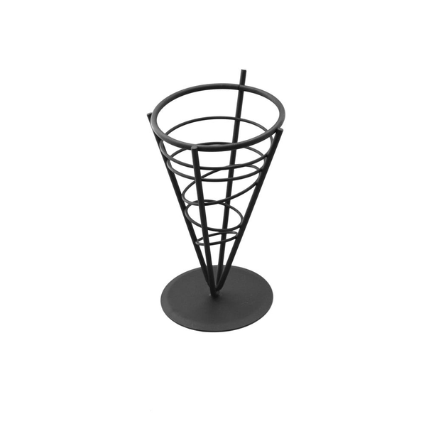 Wrought Iron One-Cone Conical Baskets
