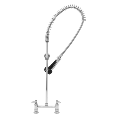 T&S Brass B-0123-B08C Easyinstall Pre-Rinse Unit Spring Action Gooseneck