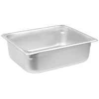 Vollrath 30240 Super Pan 20 Ga SS 1/2 Size Food Pan, 4"D