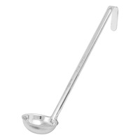 Winco LDI-2 2 Oz One-Piece Stainless Steel Ladle