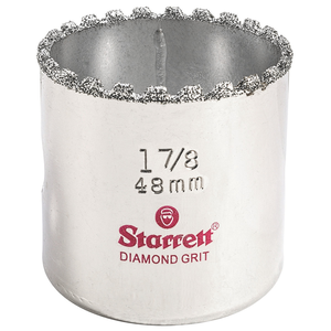 STARRETT KD0178-N 1-7/8'' (48mm) Diamond Grit Hole Saw