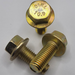 M12 - 1.75 X 30MM EN 1665 HEAVY HEX FLANGE SCREW 10.9 ZINC YELLOW