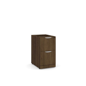 PL175 FILE/FILE PEDESTAL- MODERN WALNUT