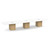 16' Classic Boat Shape Conference Table with Cube Base - White Top, Aspen Base
