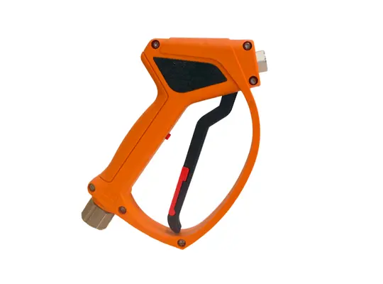 MTM Hydro SGS28 Orange Spray Gun, 4000 PSI, 12 GPM, with Live Swivel