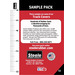 00-0052-00 Back of Sample Card